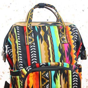 WESTERN SAN JOSE SERAPE DIAPER BAG BACKPACK